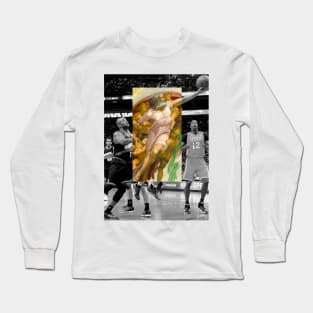 Layup Basket Art Long Sleeve T-Shirt